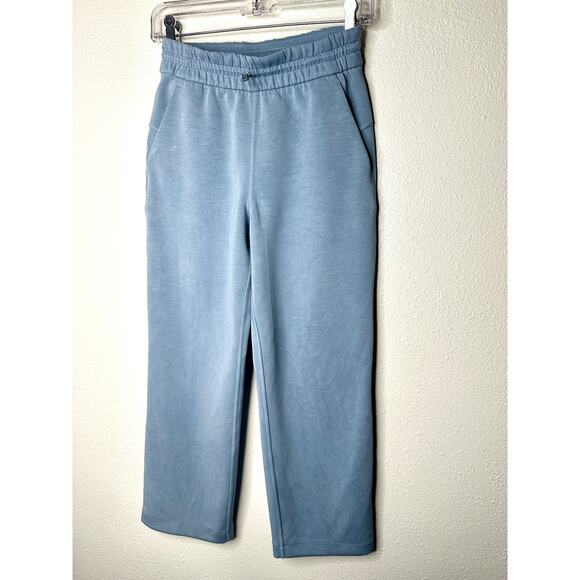 Lululemon Softstreme Pale Blue High Rise Drawstring Lounge Pant Size 2 Oversize - Picture 2 of 16